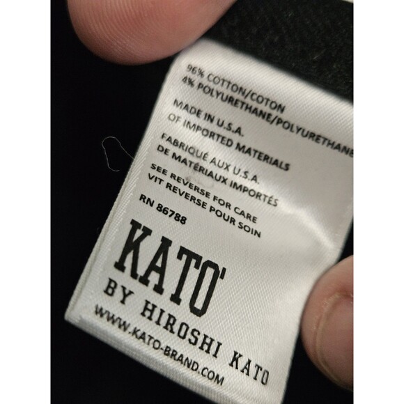 Kato By Hiroshi Kato The Pen Slim 4 Way Jeans 32 X 30 Black Raw Denim - Picture 6 of 8